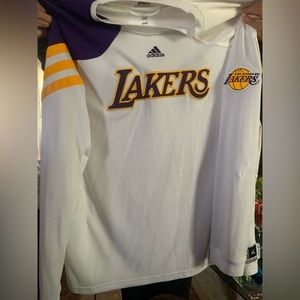 White long sleeve Lakers t-shirt XL
